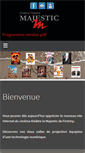 Mobile Screenshot of lemajestic.fr